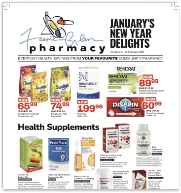 Pharmacy Pulse January New Year Delights Promotion Showcase Asset